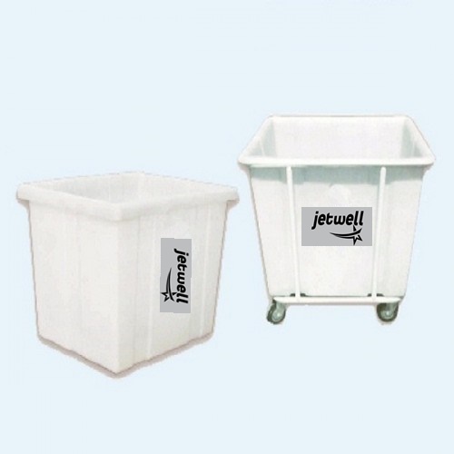 Plastik Çamaşır Toplama Arabası
