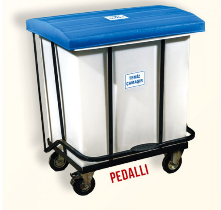 Çamaşır Toplama arabası Pedallı 250 LT